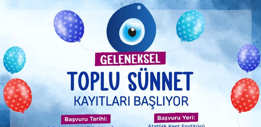 ÇORLU BELEDİYESİ TOPLU SÜNNET KAYITLARI BAŞLIYOR