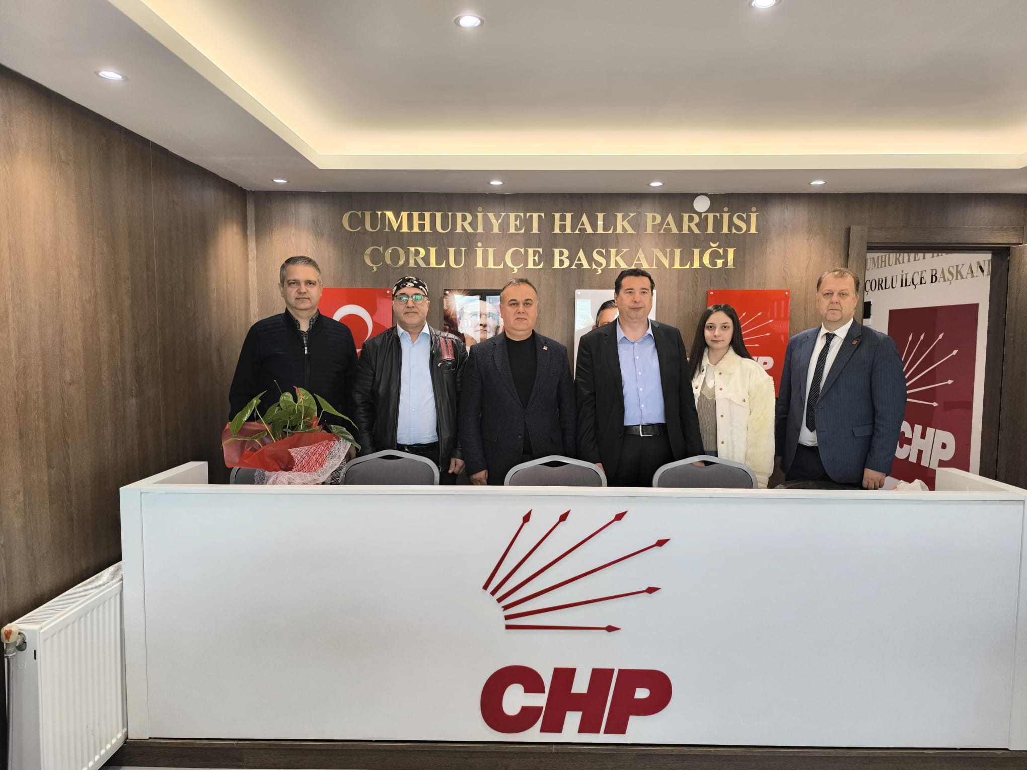 Beyazay Derneği Çorlu Şubesi - Chp İlçe Başkanı İle Görüşme